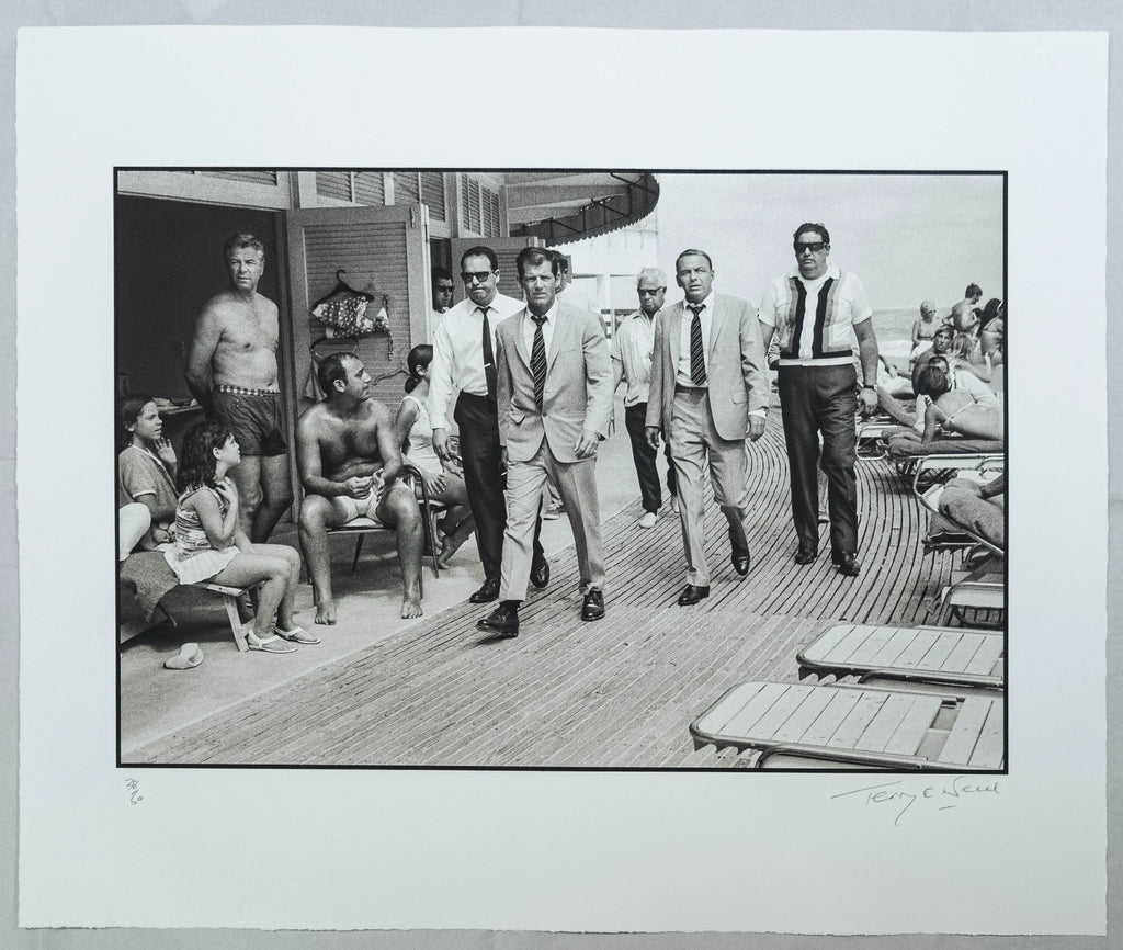 Frank Sinatra on the Boardwalk, 1968 — Limited Edition Print