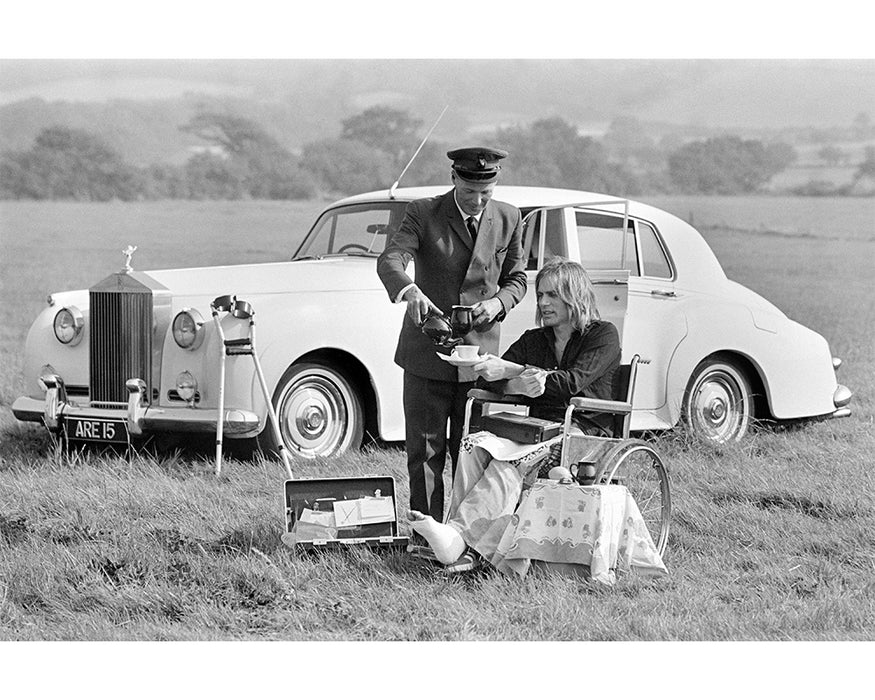 Adam Faith served tea whilst recovering, 1973 — Limited Edition Print - Terry O'Neill
