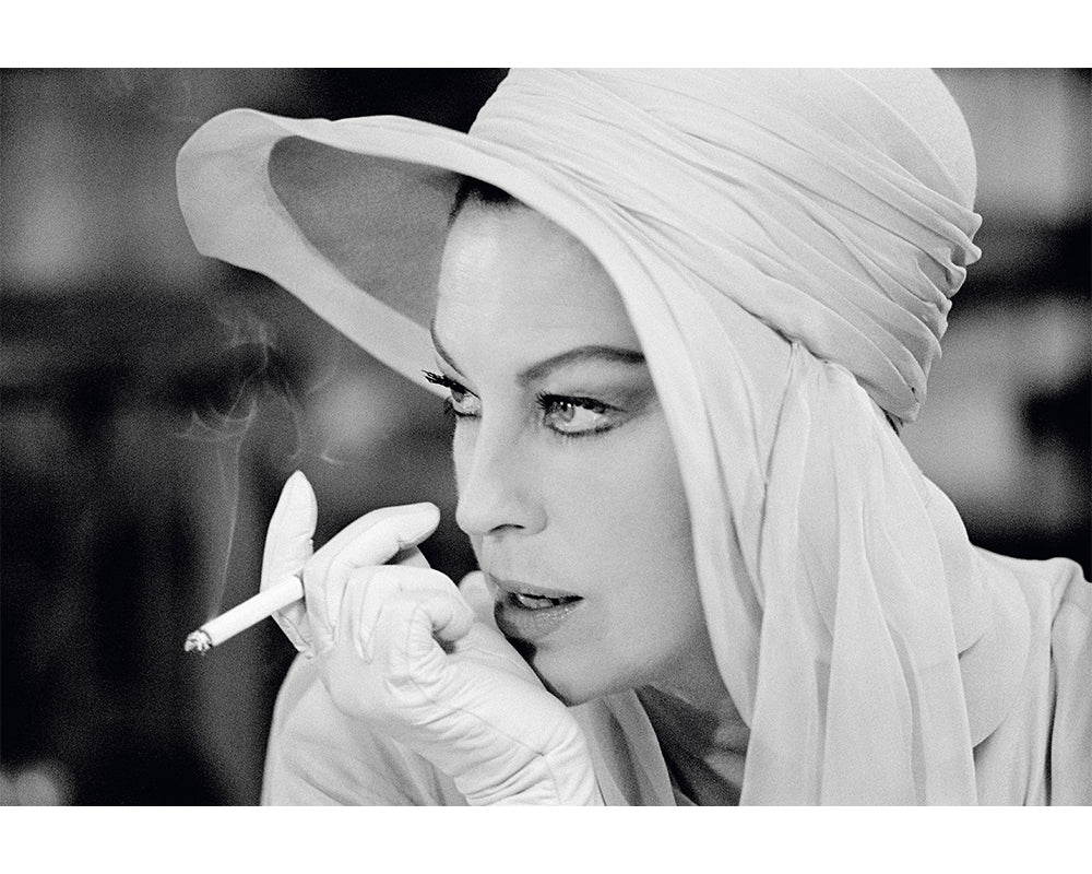 Ava Gardner smoking on set, 1972 — Limited Edition Print - Terry O'Neill