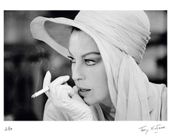 Ava Gardner smoking on set, 1972 — Limited Edition Print - Terry O'Neill