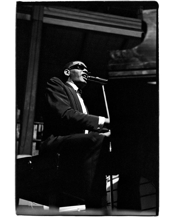 Ray Charles performing in St Petersburg, 1964 — Limited Edition Print - Al Satterwhite