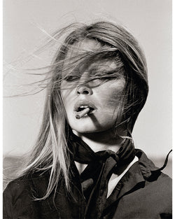 Brigitte Bardot Smoking a Cigar, 1971 - Platinum Print by Terry O'Neill – Limited Edition Print.