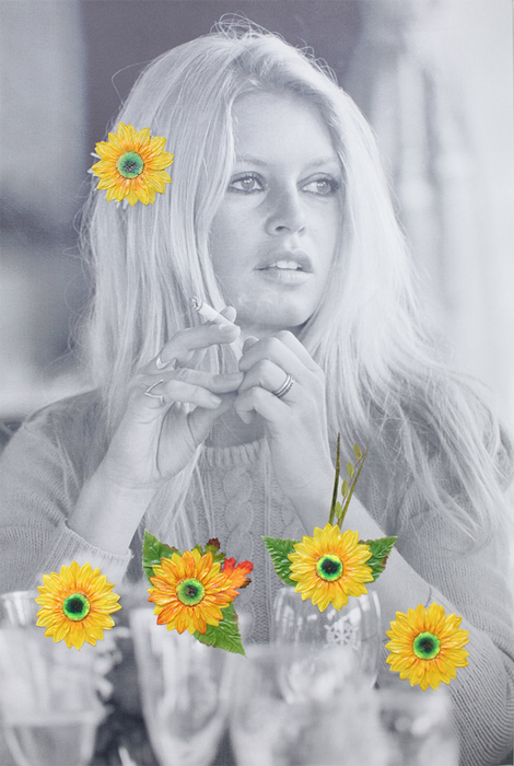 Brigitte Bardot, Floral Goddess by Bernie Taupin & Terry O'Neill — Limited Edition Print