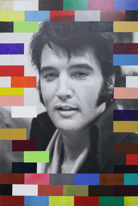 Elvis Presley, Brickled Up by Bernie Taupin & Terry O'Neill — Limited Edition Print