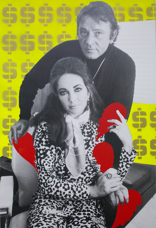 Liz Taylor and Richard Burton, Can't Buy Me Love by Bernie Taupin & Terry O'Neill — Limited Edition Print