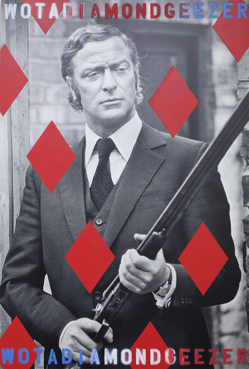 Michael Caine, Wot a Diamond Geezer by Bernie Taupin & Terry O'Neill — Limited Edition Print