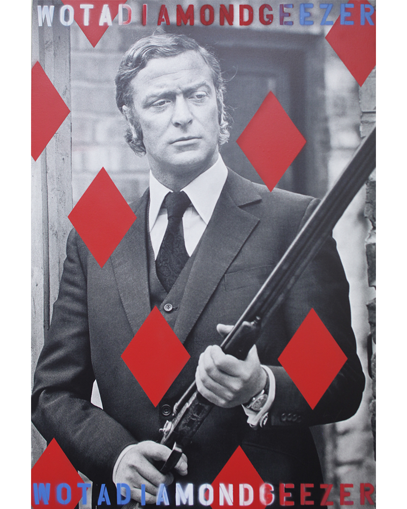 Michael Caine, Wot a Diamond Geezer by Bernie Taupin & Terry O'Neill — Limited Edition Print