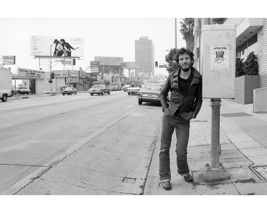 Bruce Springsteen on the Sunset Strip, 1975 — Limited Edition Print - Terry O'Neill