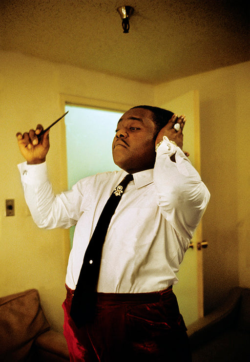 Fats Domino backstage in last vegas, 1960s — Limited Edition Print