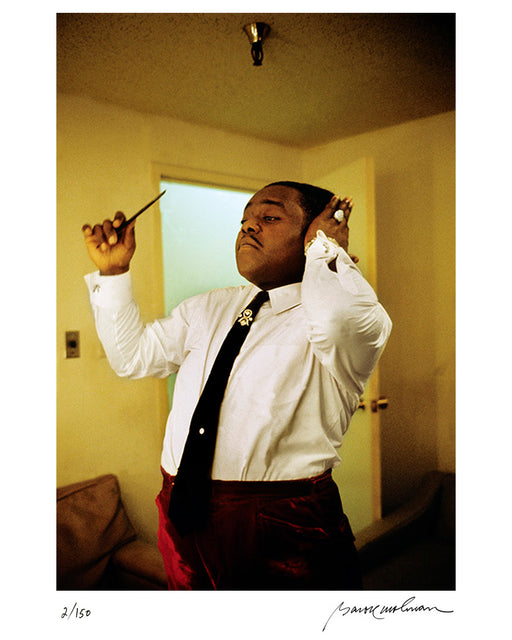 Fats Domino backstage in last vegas, 1960s — Limited Edition Print