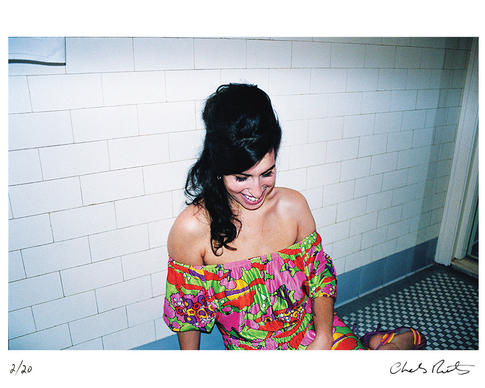 Amy Winehouse at the Ritz Tower, 2003 — Limited Edition Print - Charles Moriarty