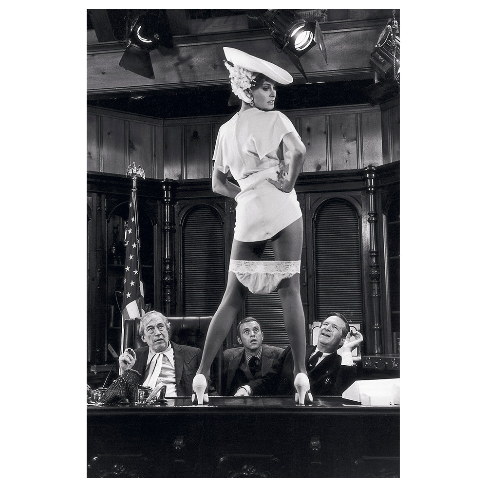 Raquel Welch filming Myra Breckinridge, 1970 — Co-Signed Edition Print - Terry O'Neill