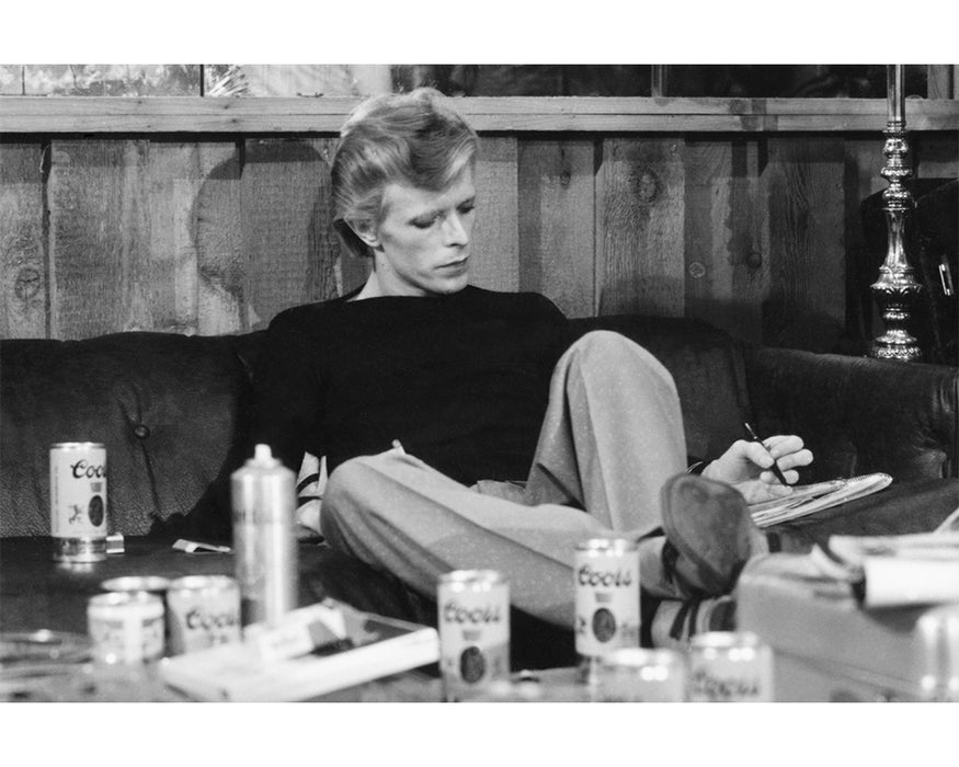 David Bowie recording Young Americans, 1974 — Limited Edition Print - Terry O'Neill