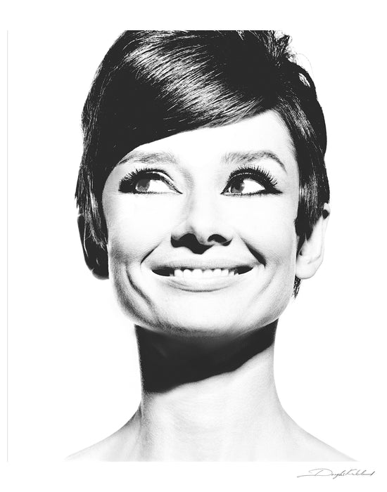 Audrey Hepburn smiling, 1965 — Limited Edition Print - Douglas Kirkland