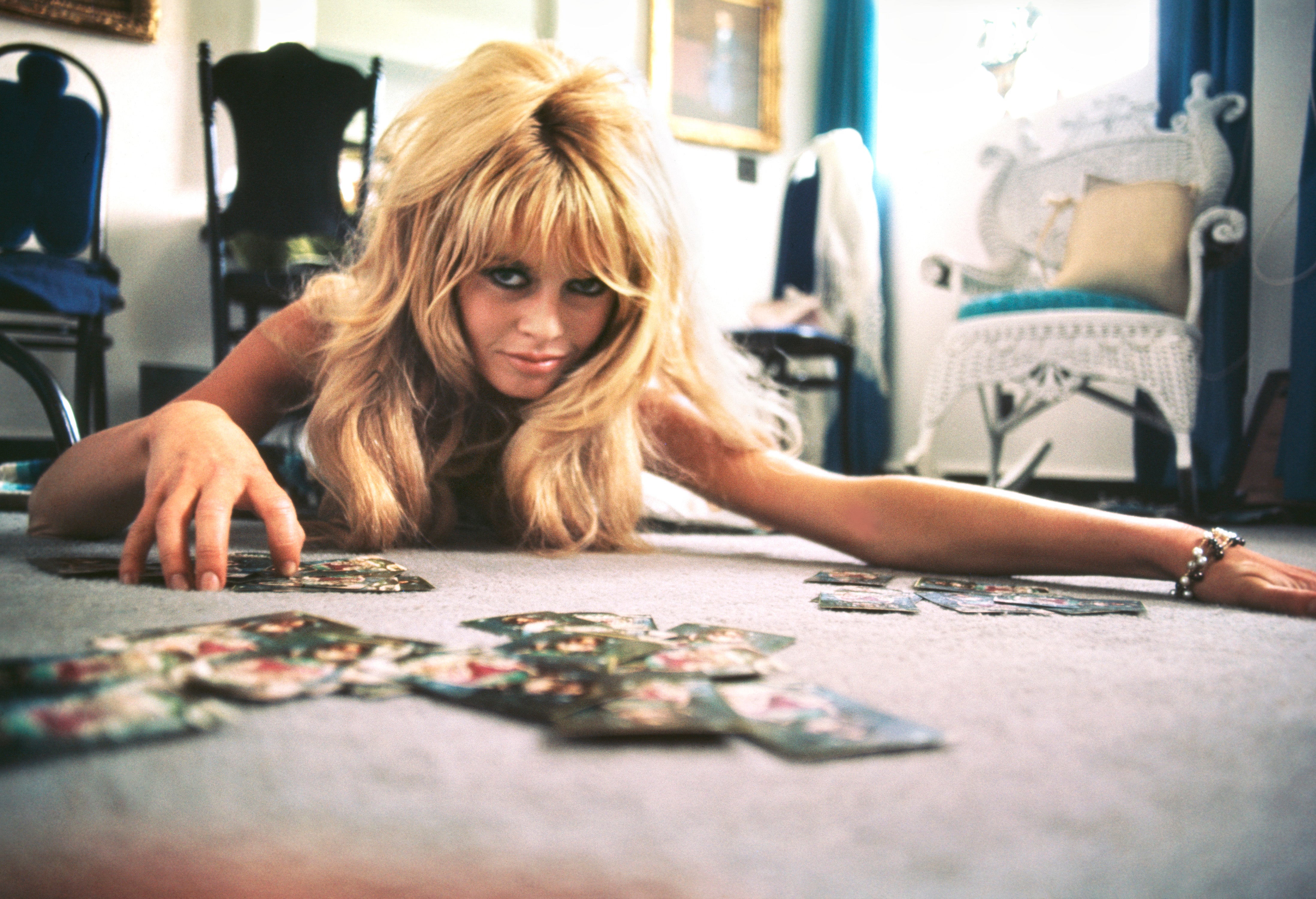 Brigitte Bardot ピクチャーレコード　非売品フォトブックレット付き Brigitte Bardot Postcard by Sam Levin Blonde French Beauty Woman