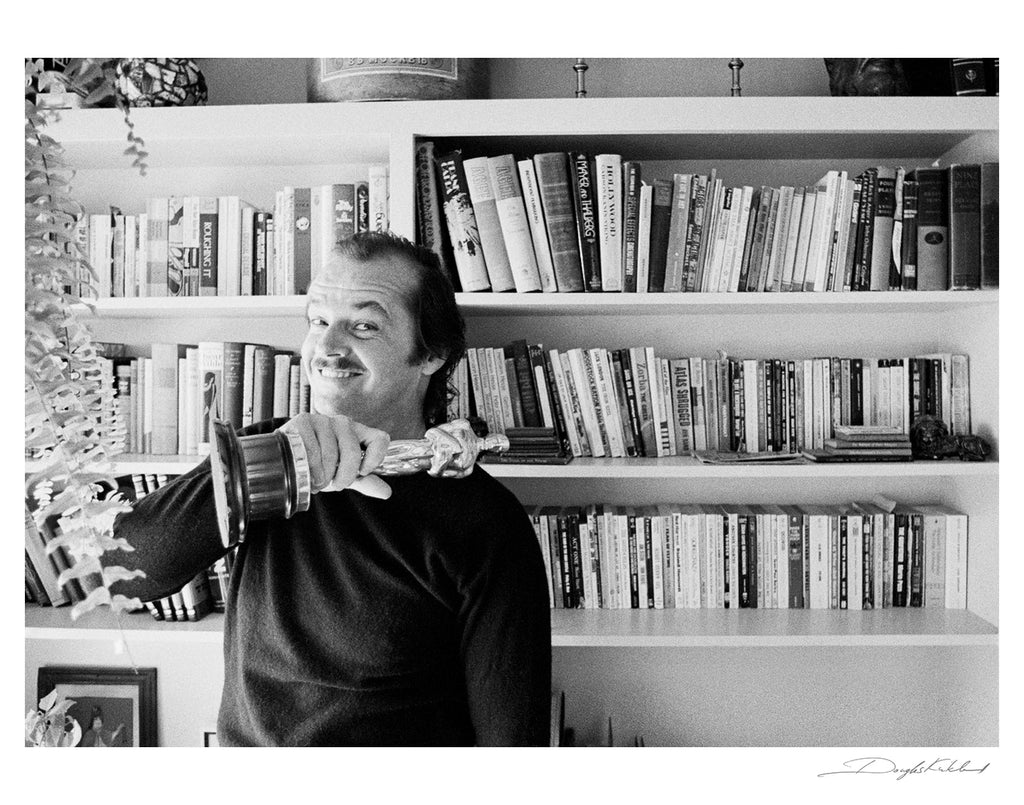 Jack Nicholson at home with his Oscar, 1975 — Limited Edition Print - Douglas Kirkland