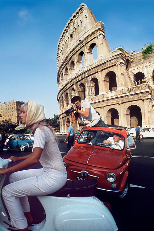 Peter Sellers & Britt Ekland in Rome, 1965 — Open Edition Print - Douglas Kirkland