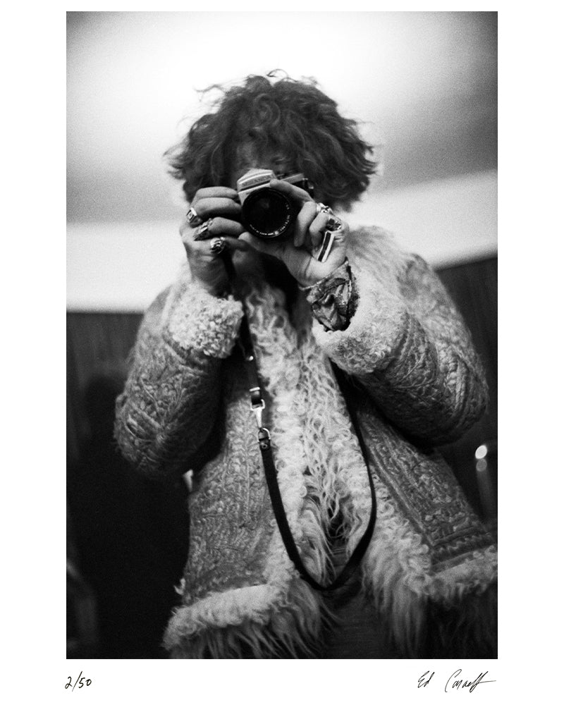Ginger Baker at Cafe au Go Go, 1967 by Ed Caraeff – Limited Edition Print.