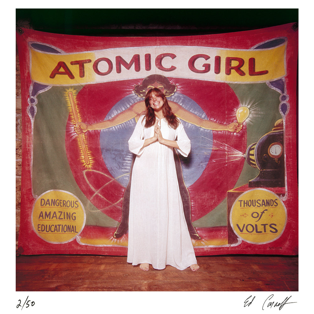 Carly Simon Hotcakes photoshoot, 1974 by Ed Caraeff – Limited Edition Print.