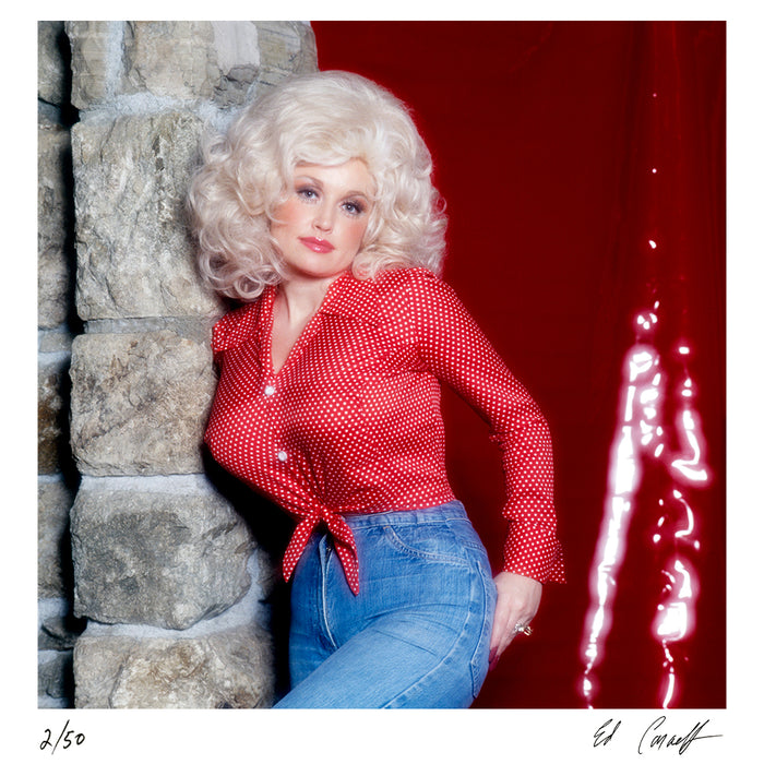 Dolly Parton Here You Come Again photoshoot, 1977 — Limited Edition Print - Ed Caraeff