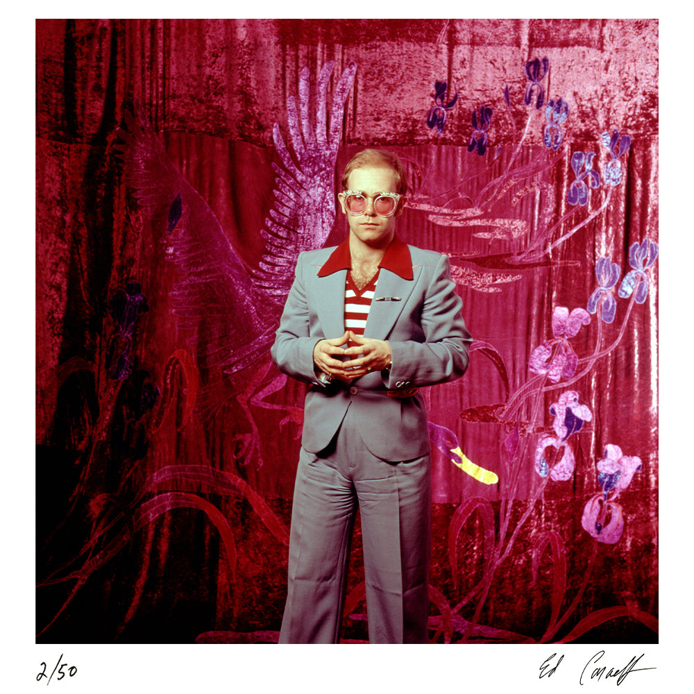 Elton John Caribou photohoot, 1974 by Ed Caraeff – Limited Edition Print.