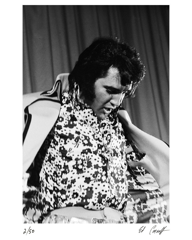 Elvis Presley in New York, 1972 by Ed Caraeff – Limited Edition Print.