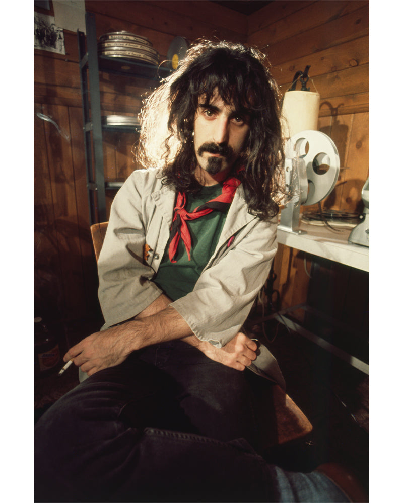Frank Zappa at home in Laurel Canyon, 1972 — Limited Edition Print - Ed Caraeff