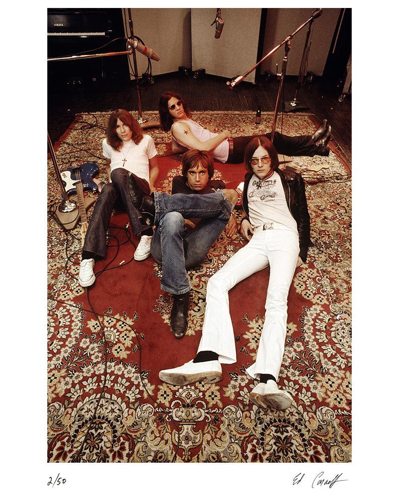Iggy & the Stooges at Elektra Sound Recorders, 1970 by Ed Caraeff – Limited Edition Print.