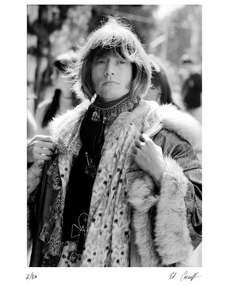 Brian Jones at Monterey Pop Festival, 1967 by Ed Caraeff – Limited Edition Print.