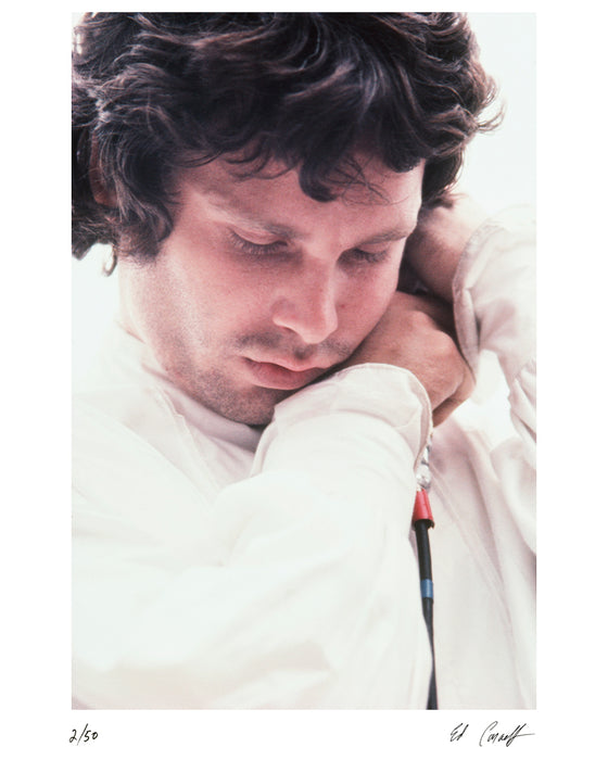 Jim Morrison at the Folk-Rock Festival, 1968 — Limited Edition Print - Ed Caraeff