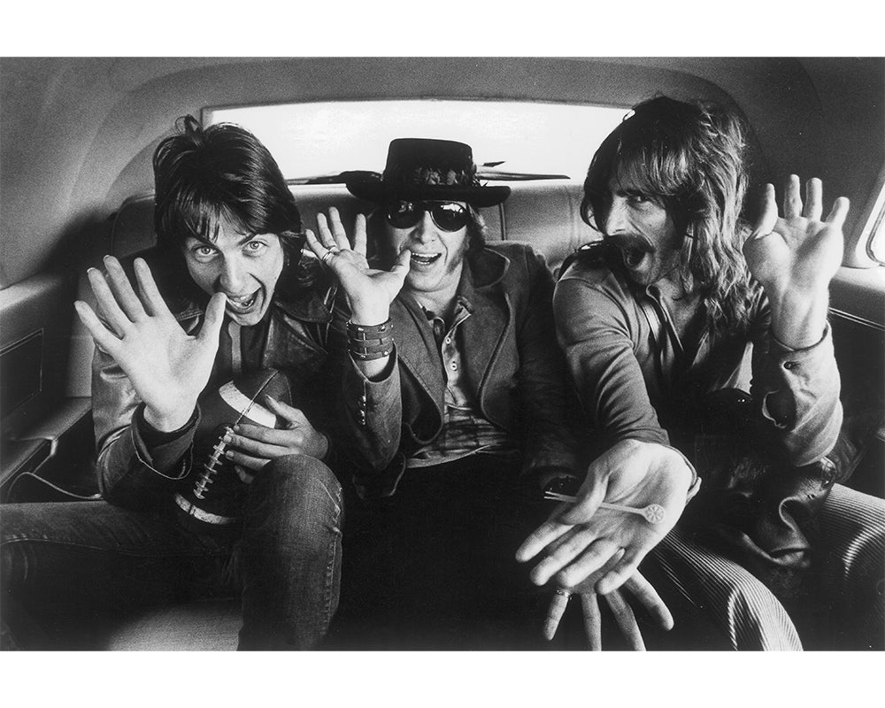 Three Dog Night in a limousine, 1972 by Ed Caraeff – Limited Edition Print.