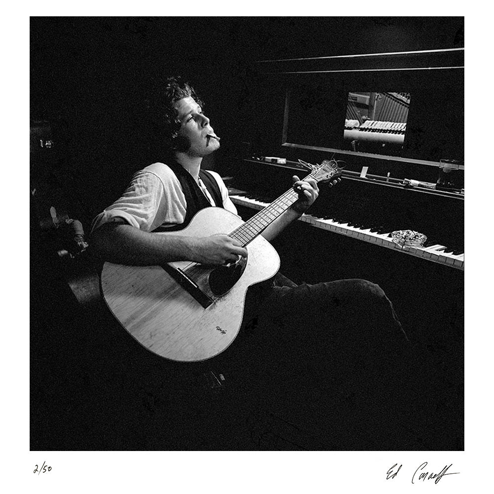 Tom Waits Closing Time covershoot, 1972 by Ed Caraeff – Limited Edition Print.