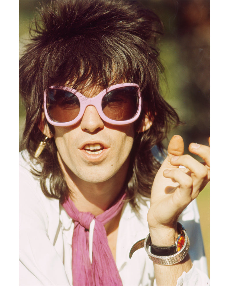 Keith Richards at home in Bel Air, 1970 by Ed Caraeff – Limited Edition Print.