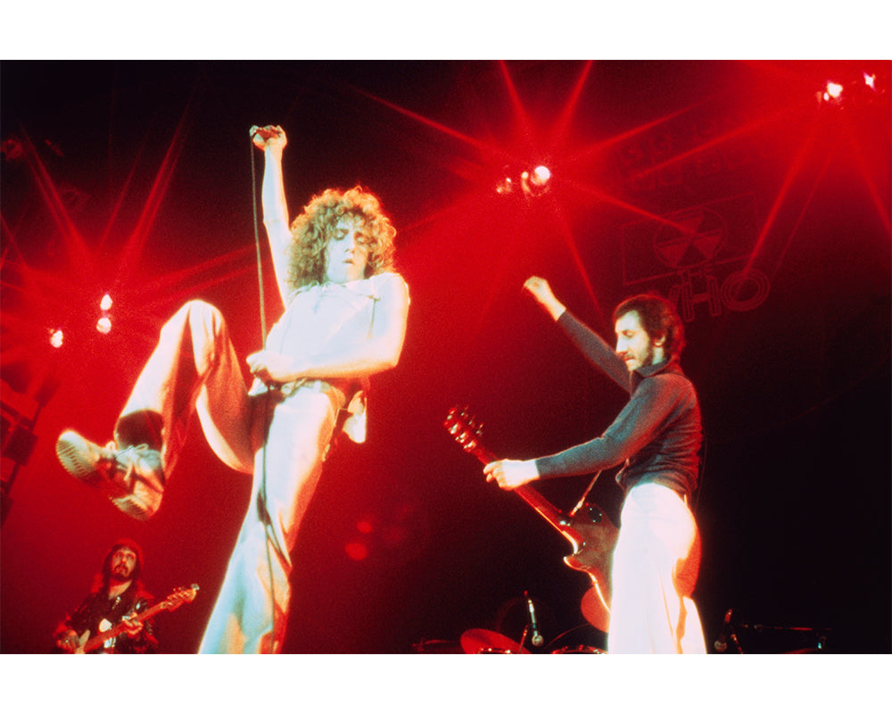Roger Daltrey & Pete Townshend on stage, 1973 — Limited Edition Print - Ed Caraeff