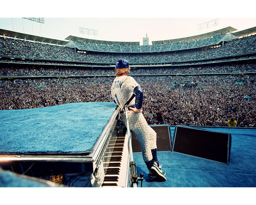 Elton John gets legendary sequined Dodgers uniform back from the