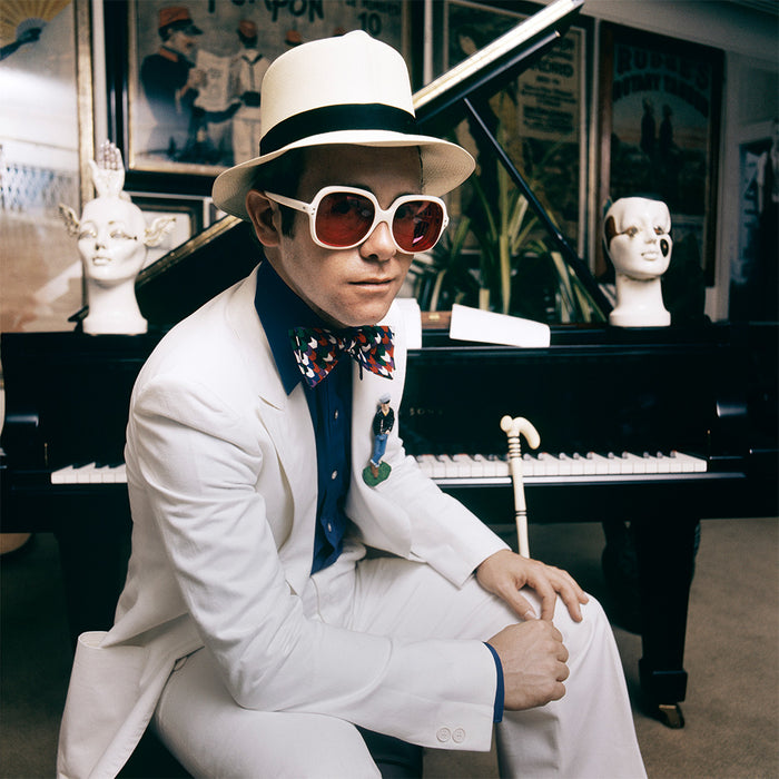 Elton John at home in Windsor, 1974 — Limited Edition Print - Terry O'Neill