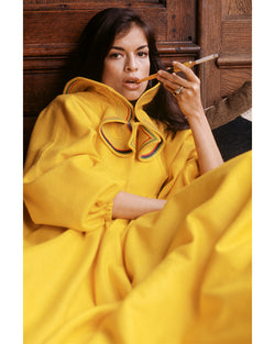 Bianca Jagger wearing Zandra Rhodes, 1970s - Limited Edition Print by Eva Sereny – Limited Edition Print.