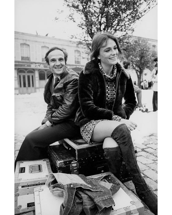 François Truffaut & Jacqueline Bisset in Day for Night, 1973 — Limited Edition Print - Eva Sereny