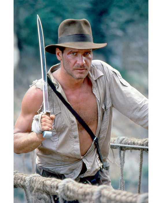 Harrison Ford filming Indiana Jones, 1984 — Limited Edition Print - Eva Sereny
