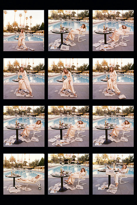 Faye Dunaway The Morning After contact sheet, 1977 — Limited Edition Print - Terry O'Neill