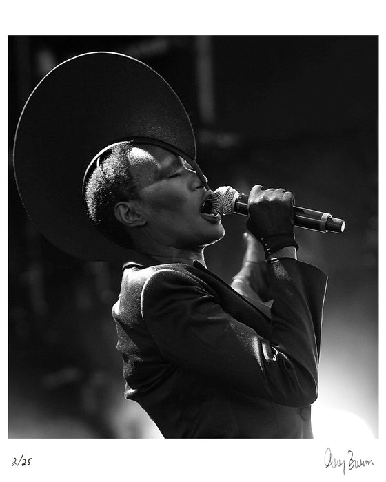 Grace Jones performing at Wireless Festival, 2011 — Limited Edition Print - Greg Brennan