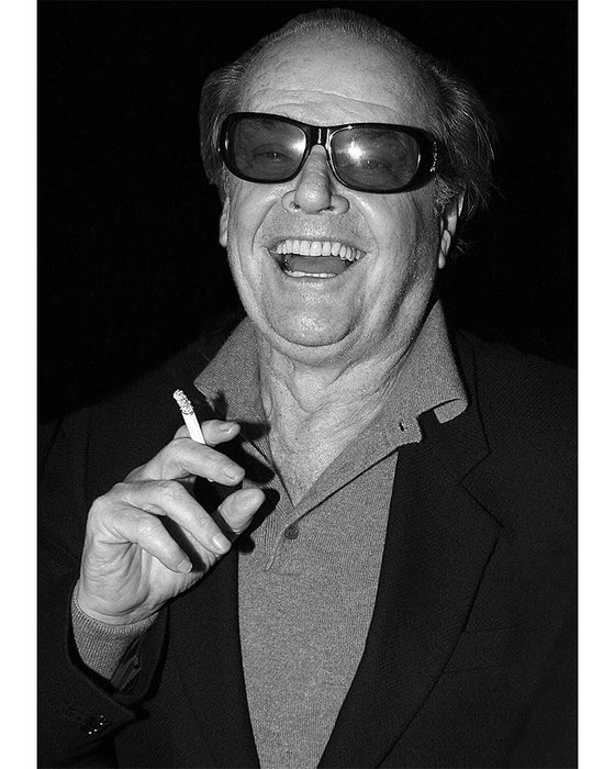 Jack Nicholson smoking a cigarette, 2008 — Limited Edition Print - Greg Brennan