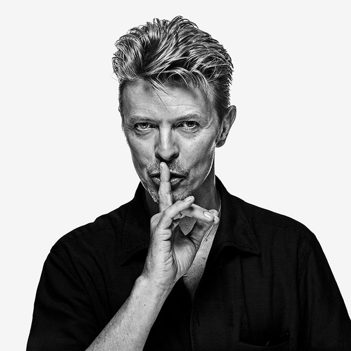 David Bowie keeping quiet, 1995 — Limited Edition Print - Gavin Evans