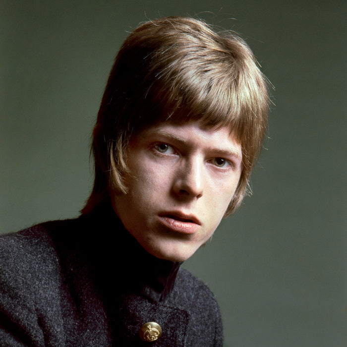 David Bowie standing for a portrait, 1967 — Open Edition Print - Gerald Fearnley