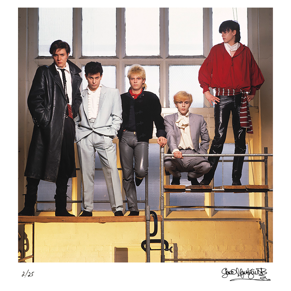 English new wave band Duran Duran photographed in London, 1981 by Gered Mankowitz – Limited Edition Print.