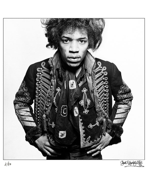 Jimi Hendrix with hands on hips, 1967 — Limited Edition Print - Gered Mankowitz