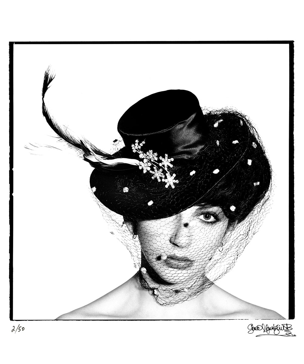 Kate Bush in a netted hat, 1978 — Limited Edition Print - Gered Mankowitz