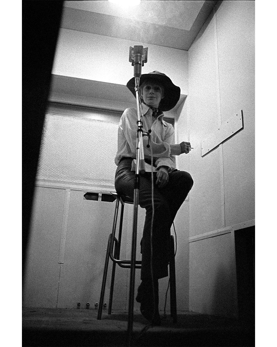Marianne Faithfull recording at Olympic Studio in London, 1967 — Limited Edition Print - Gered Mankowitz