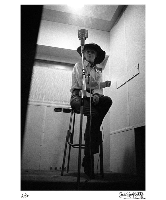 Marianne Faithfull recording at Olympic Studio in London, 1967 — Limited Edition Print - Gered Mankowitz