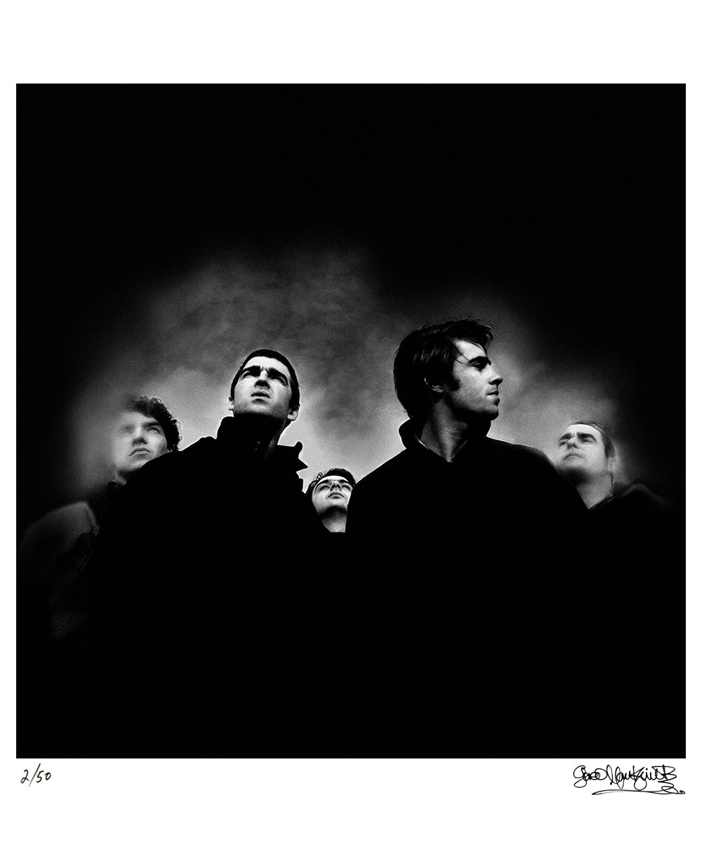 Oasis in fisheye, 1994 — Limited Edition Print - Gered Mankowitz